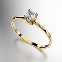 ANILLO SOLITARIO CON GRIFAS (MOD. A000) ANILLO SOLITARIO CON GRIFAS (MOD. A000)