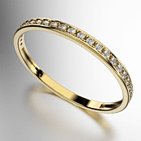 ANILLO MEDIO SIN FIN PAVEE PIEDRAS REDONDAS (MOD. A004) ANILLO MEDIO SIN FIN PAVEE PIEDRAS REDONDAS (MOD. A004)