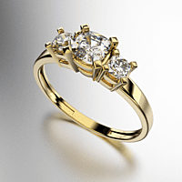 ANILLO TRICILLO PIEDRAS REDONDAS (MOD. A018) ANILLO TRICILLO PIEDRAS REDONDAS (MOD. A018)