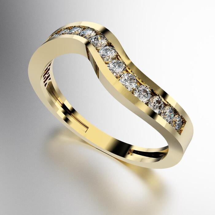 ANILLO MEDIO SIN FIN ONDITA PIEDRAS REDONDAS (MOD. A037) ANILLO MEDIO SIN FIN ONDITA PIEDRAS REDONDAS (MOD. A037)