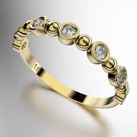 ANILLO CON BOLITAS Y ENGARCES VIROLA CON PIEDRAS REDONDAS (MOD. A076) ANILLO CON BOLITAS Y ENGARCES VIROLA CON PIEDRAS REDONDAS (MOD. A076)