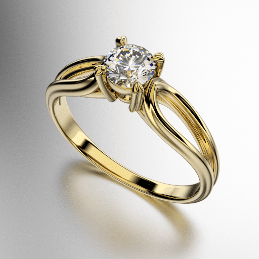 ANILLO SOLITARIO CUERPO CALADO (MOD. A114) ANILLO SOLITARIO CUERPO CALADO (MOD. A114)