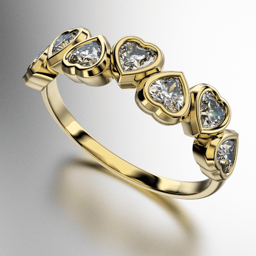ANILLO CINTILLO CORAZON (MOD. A157) ANILLO CINTILLO CORAZON (MOD. A157)