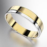 ALIANZAS BICOLOR CINTA CON BANDA SOBRE LA ORILLA 4MM REGULAR FIT - PRECIO POR UNIDAD ALIANZAS BICOLOR CINTA CON BANDA SOBRE LA ORILLA 4MM REGULAR FIT - PRECIO POR UNIDAD