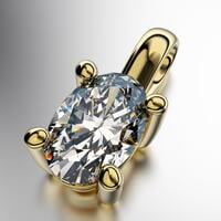 COLGANTE ENGARCE A GRIFAS CON PIEDRA OVAL (MOD. D003)