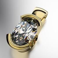 COLGANTE ENGARCE SIMIL VIROLA CON PIEDRA OVAL (MOD. D007) COLGANTE ENGARCE SIMIL VIROLA CON PIEDRA OVAL (MOD. D007)