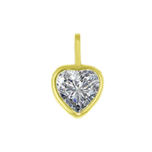 DIJE VIROLA CORAZON CON PIEDRA DIJE VIROLA CORAZON CON PIEDRA