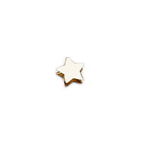DIJE ESTRELLA PASANTE PLANO (7MM) DIJE ESTRELLA PASANTE PLANO (7MM)