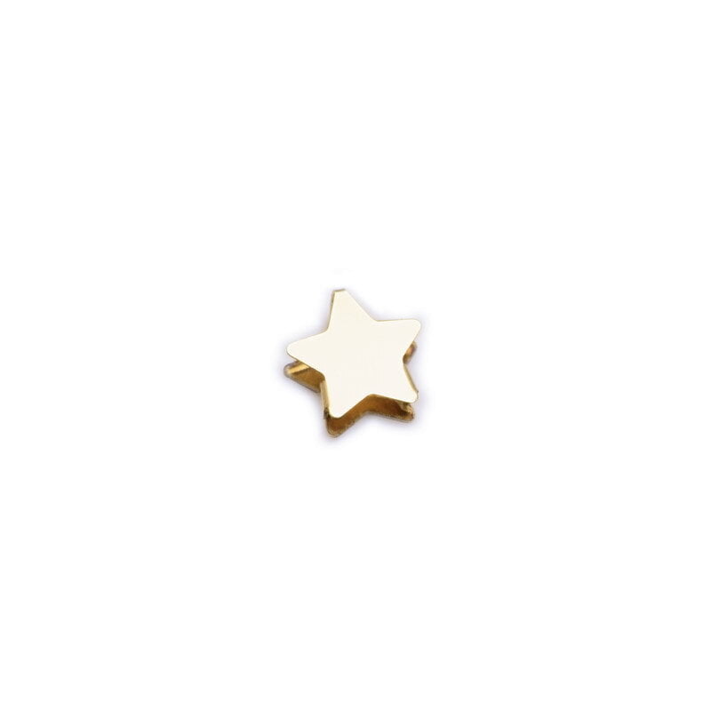 DIJE ESTRELLA PASANTE PLANO (7MM) DIJE ESTRELLA PASANTE PLANO (7MM)
