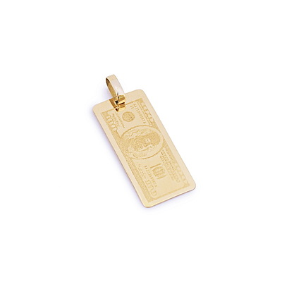 MEDALLA RECTANGULAR, DEL DOLAR