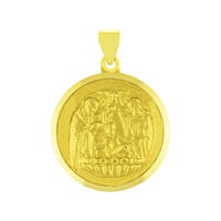 MEDALLA RELIGIOSA REDONDA BORDE FACETADO BAUTISMO (FD) MEDALLA RELIGIOSA REDONDA BORDE FACETADO BAUTISMO (FD)