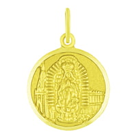 MEDALLA RELIGIOSA REDONDA BORDE FACETADO VIRGEN DE GUADALUPE (FD) MEDALLA RELIGIOSA REDONDA BORDE FACETADO VIRGEN DE GUADALUPE (FD)