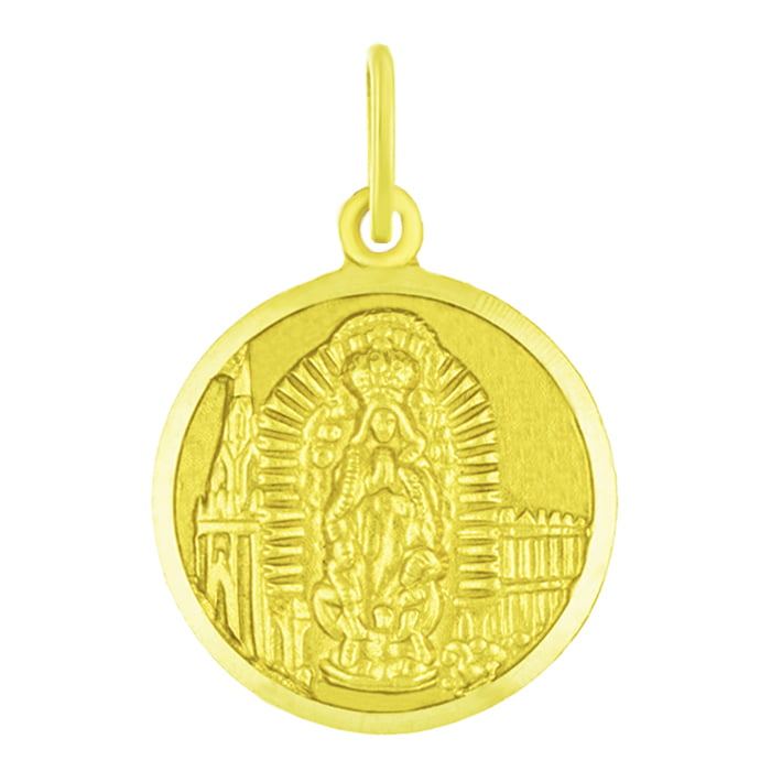 MEDALLA RELIGIOSA REDONDA BORDE FACETADO VIRGEN DE GUADALUPE (FD) MEDALLA RELIGIOSA REDONDA BORDE FACETADO VIRGEN DE GUADALUPE (FD)