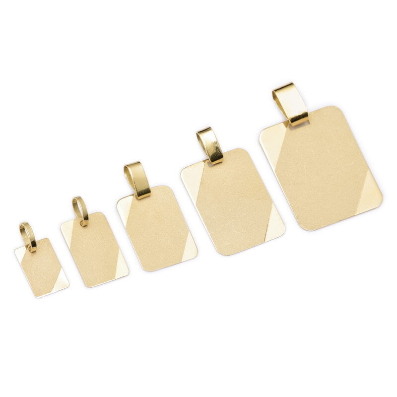 MEDALLA PARA GRABAR RECTANGULAR (MOD. 0007) MEDALLA PARA GRABAR RECTANGULAR (MOD. 0007)