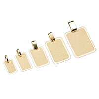 MEDALLA PARA GRABAR RECTANGULAR (MOD. 0017) MEDALLA PARA GRABAR RECTANGULAR (MOD. 0017)
