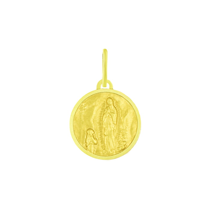 MEDALLA RELIGIOSA REDONDA NUESTRA SEÑORA DE LOURDES (LINEA "L") MEDALLA RELIGIOSA REDONDA NUESTRA SEÑORA DE LOURDES (LINEA "L")