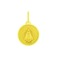 MEDALLA RELIGIOSA REDONDA NUESTRA SEÑORA DE LUJAN (LINEA "L") MEDALLA RELIGIOSA REDONDA NUESTRA SEÑORA DE LUJAN (LINEA "L")