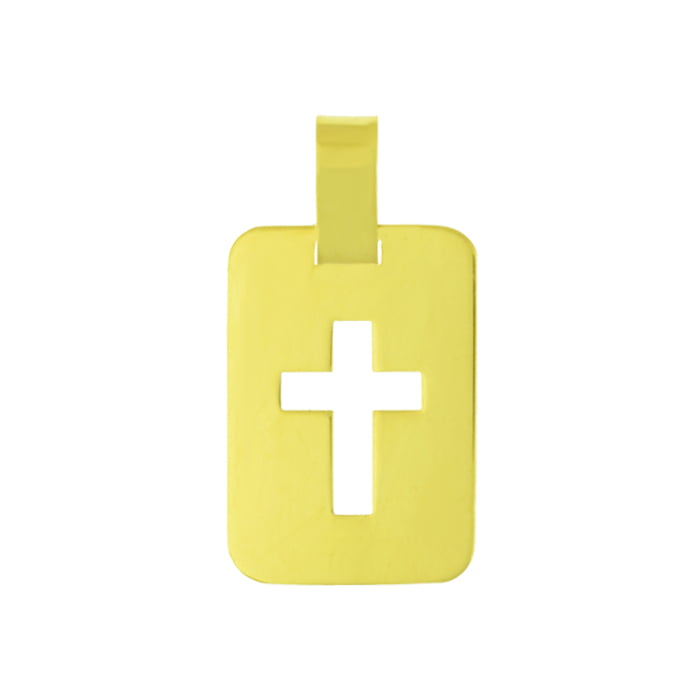 MEDALLA RECTANGULAR CRUZ MEDALLA RECTANGULAR CRUZ