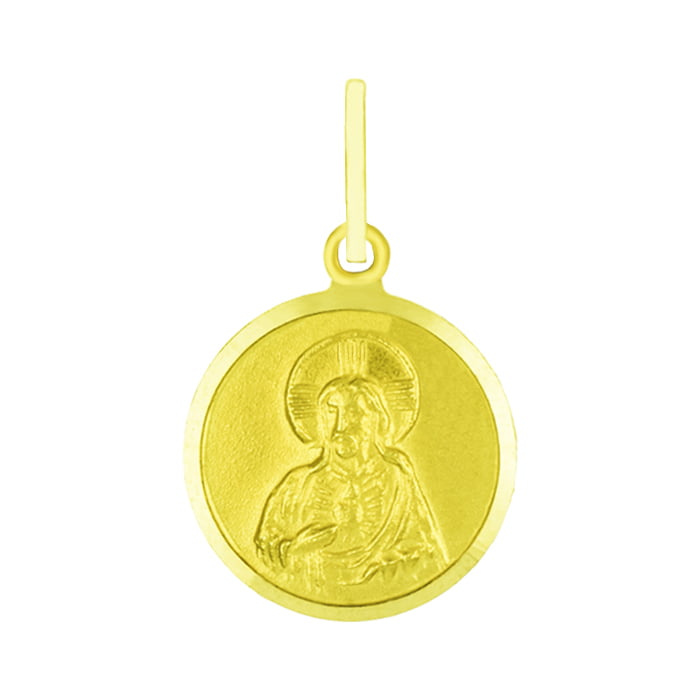 MEDALLA RELIGIOSA REDONDA BORDE FACETADO SAGRADO CORAZON DE JESUS (FD) MEDALLA RELIGIOSA REDONDA BORDE FACETADO SAGRADO CORAZON DE JESUS (FD)