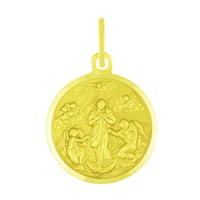 MEDALLA RELIGIOSA REDONDA BORDE FACETADO VIRGEN DESATANUDOS (FD) MEDALLA RELIGIOSA REDONDA BORDE FACETADO VIRGEN DESATANUDOS (FD)